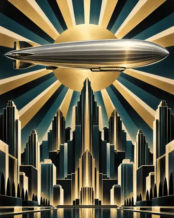 Art Deco Poster style sample