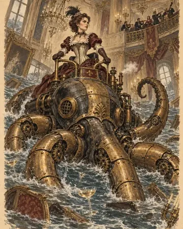 Steampunk style sample