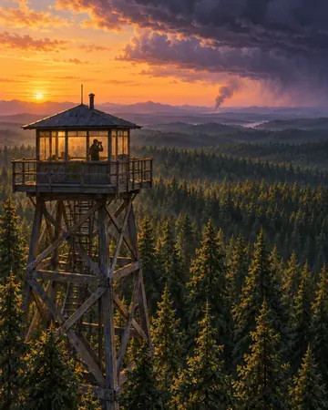 Fire-Lookout Tower Vigil style sample